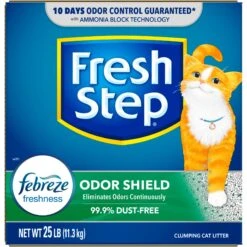 Fresh Step Odor Shield Febreze Scented Clumping Clay Cat Litter -Mewhaus Shop 47418 PT6. AC SS1800 V1695137727