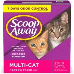 Scoop Away Multi-Cat Meadow Fresh Scented Clumping Clay Cat Litter 14 Scoop Away Multi-Cat Meadow Fresh Scented Clumping Clay Cat Litter -Mewhaus Shop 49010 PT5. AC SS1800 V1694464706