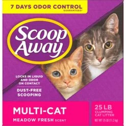 Scoop Away Multi-Cat Meadow Fresh Scented Clumping Clay Cat Litter 15 Scoop Away Multi-Cat Meadow Fresh Scented Clumping Clay Cat Litter -Mewhaus Shop 49010 PT6. AC SS1800 V1694455148