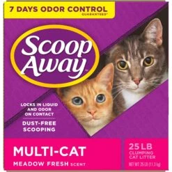Scoop Away Multi-Cat Meadow Fresh Scented Clumping Clay Cat Litter 16 Scoop Away Multi-Cat Meadow Fresh Scented Clumping Clay Cat Litter -Mewhaus Shop 49010 PT7. AC SS1800 V1584460321