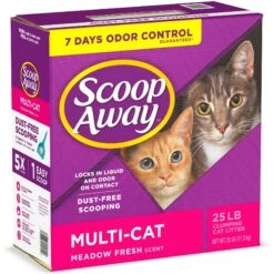 Scoop Away Multi-Cat Meadow Fresh Scented Clumping Clay Cat Litter 17 Scoop Away Multi-Cat Meadow Fresh Scented Clumping Clay Cat Litter -Mewhaus Shop 49010 PT8. AC SS1800 V1584460324