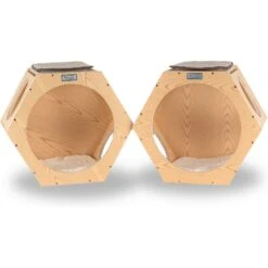 Armarkat Real Wood Cat Wall Additions, Natural Beige, 2 Count -Mewhaus Shop 515630 PT6. AC SS1800 V1649354582