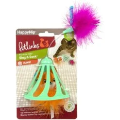 Petlinks HappyNip Sing & Seek Electronic Sound Toggle Wobble Cat Toy, Multi Color, Small -Mewhaus Shop 531542 PT5. AC SS1800 V1652737944
