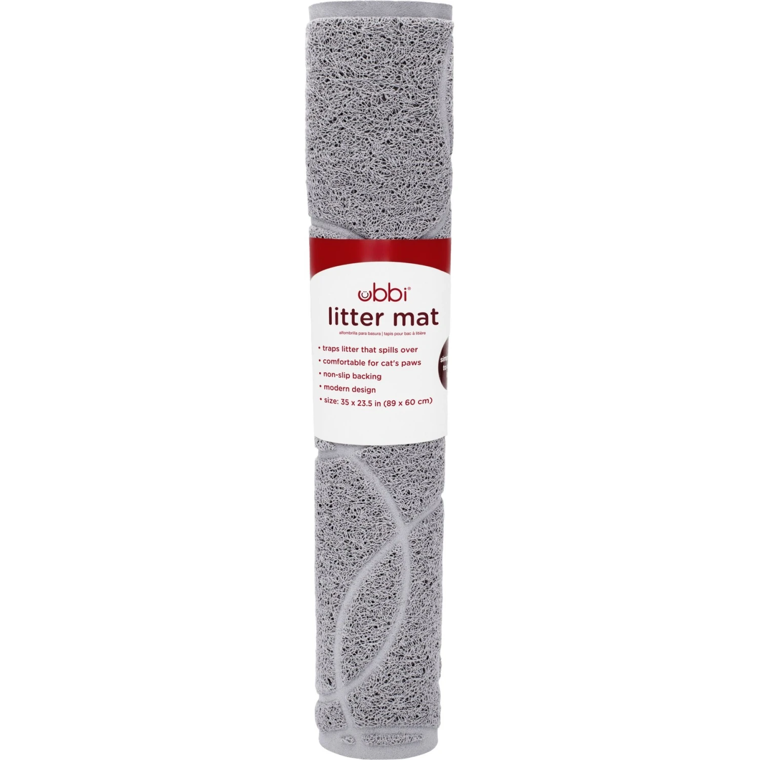 Ubbi® Ubbi Non-Slip Unscented Cat Litter Box Mat 3 Ubbi® Ubbi Non-Slip Unscented Cat Litter Box Mat - Image 3