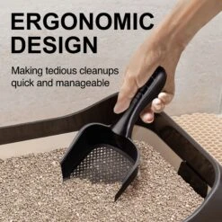 SunGrow Corner Box Clumping Fine Sand Cat Litter Scooper 11 SunGrow Corner Box Clumping Fine Sand Cat Litter Scooper -Mewhaus Shop 536566 PT4. AC SS1800 V1670595473