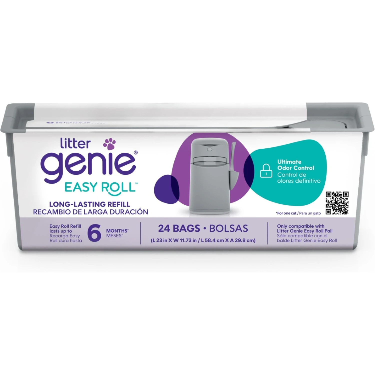 Litter Genie Easy Roll Refill Cat Litter Disposal 1 Litter Genie Easy Roll Refill Cat Litter Disposal