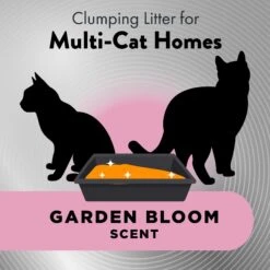 Arm & Hammer Litter Platinum Hardball Garden Bloom Lightweight Easy No-Mess Scooping Clumping Cat Litter -Mewhaus Shop 579870 PT5. AC SS1800 V1658194090