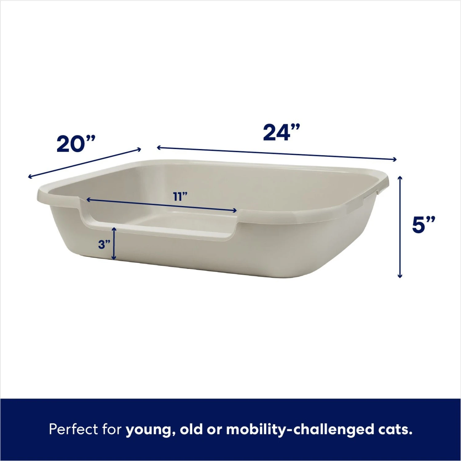 Frisco Senior And Kitten Cat Litter Box 2 Frisco Senior And Kitten Cat Litter Box - Image 2