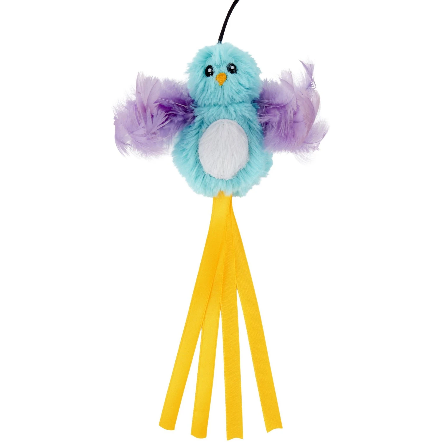 Frisco Bird With Feathers Teaser Wand Cat Toy With Catnip + 3 Items 5 Frisco Bird With Feathers Teaser Wand Cat Toy With Catnip + 3 Items - Image 5