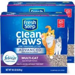 Fresh Step Advanced Clean Paws Multi Cat Litter, 18.5-lb Box, 2 Count 15 Fresh Step Advanced Clean Paws Multi Cat Litter, 18.5-lb Box, 2 Count -Mewhaus Shop 605118 PT6. AC SS1800 V1695149067