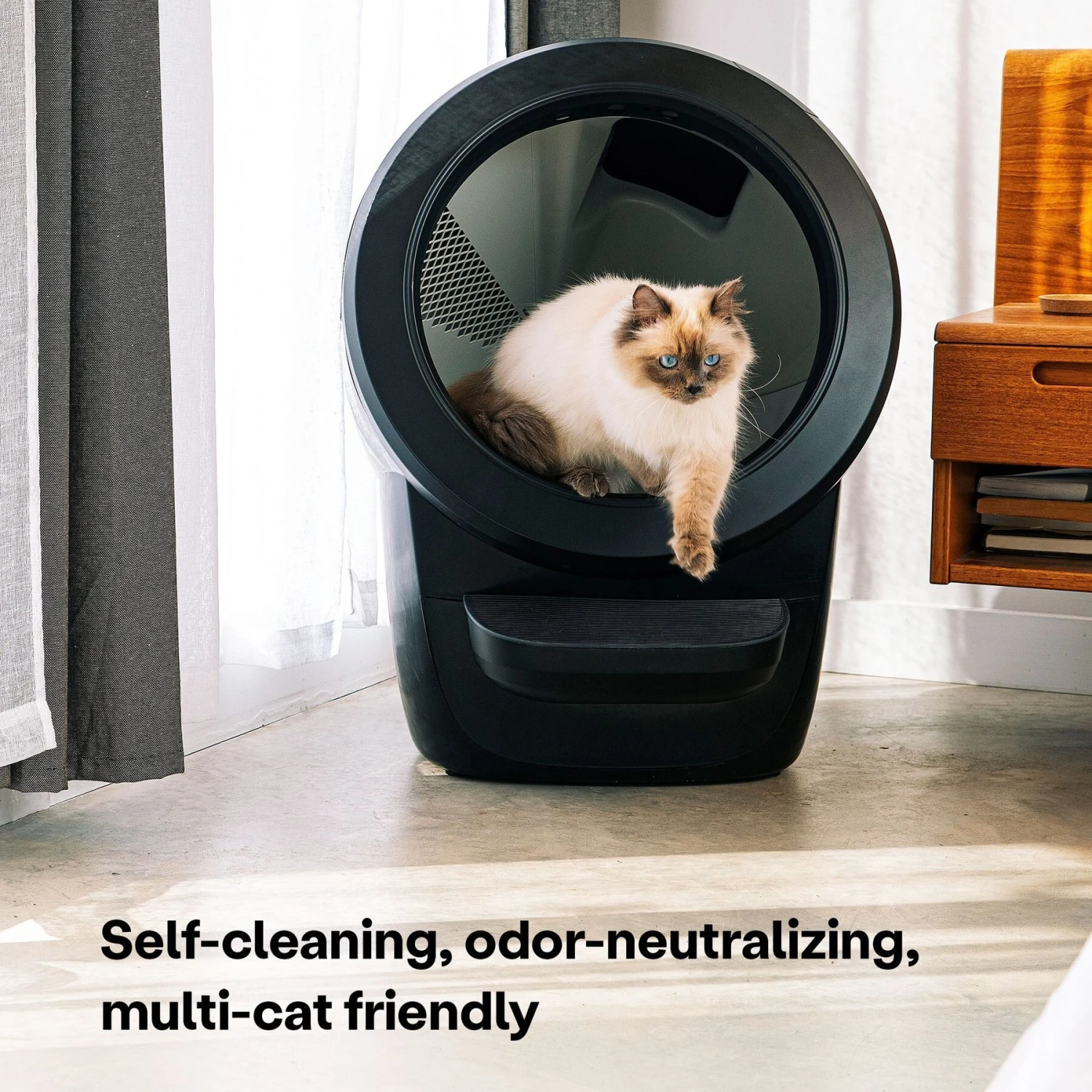 Litter-Robot 4 Automatic Self-Cleaning Cat Litter Box 2 Litter-Robot 4 Automatic Self-Cleaning Cat Litter Box - Image 2