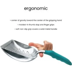 DurAnimals DuraScoop Original Cat Litter Scoop, Color Varies -Mewhaus Shop 62345 PT4. AC SS1800 V1543851419