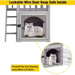 Aivituvin Outdoor & Indoor Cat House -Mewhaus Shop 631918 PT3. AC SS1800 V1681828780