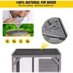 Aivituvin Catio Outdoor Cat House -Mewhaus Shop 631982 PT4. AC SS1800 V1662159272