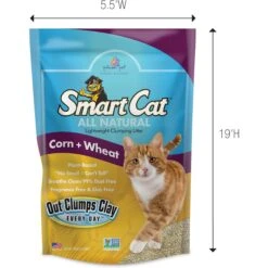 SmartCat All Natural Lightweight Corn & Wheat Clumping Cat Litter -Mewhaus Shop 635446 PT2. AC SS1800 V1666839326