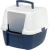 IRIS USA Jumbo Enclosed Hooded Cat Litter Box With Front Door Flap