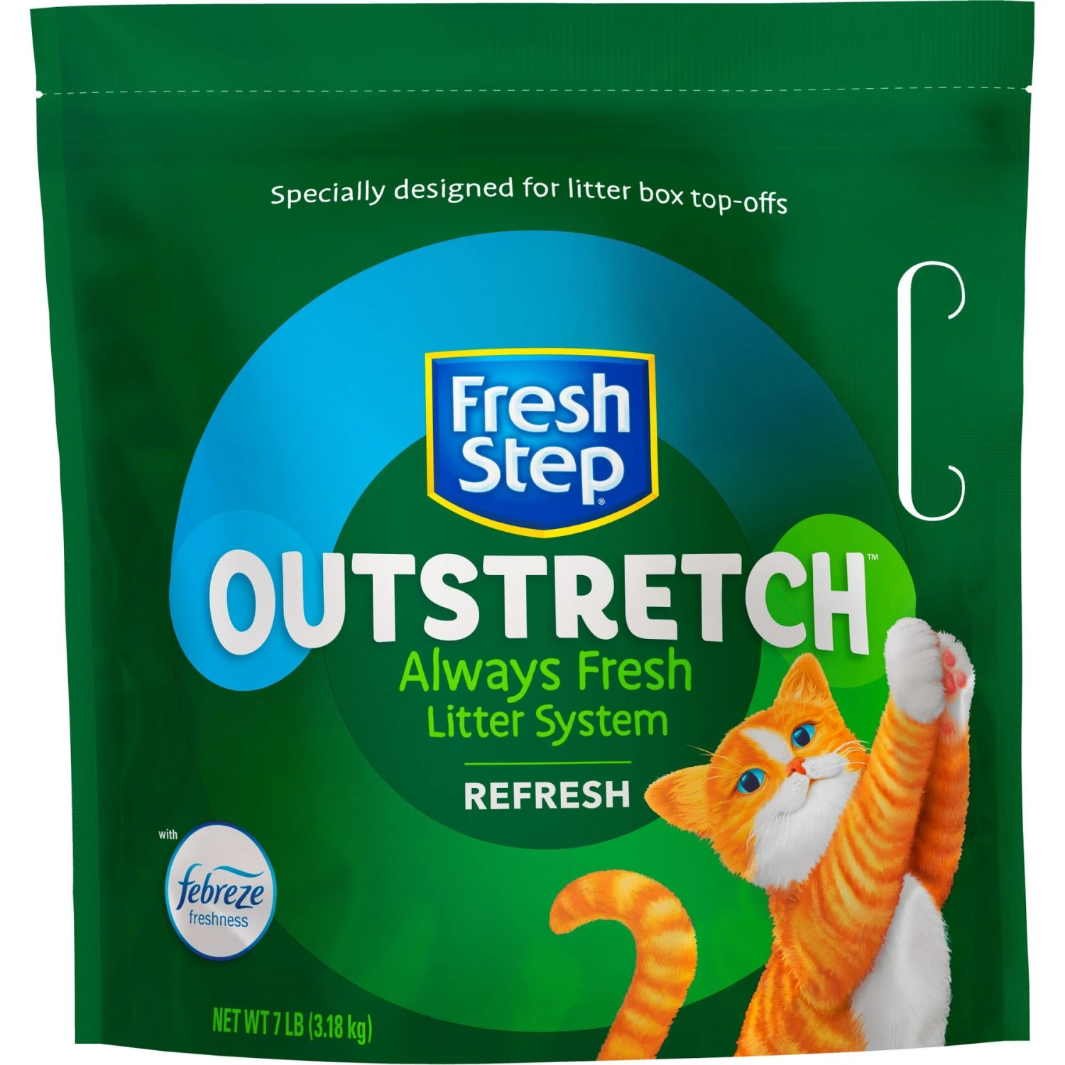 Fresh Step Outstretch Always Fresh Litter System, Refill 7-lb Pouch 2 Fresh Step Outstretch Always Fresh Litter System, Refill 7-lb Pouch - Image 2