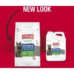 Nature's Miracle Intense Defense Unscented Clumping Clay Cat Litter -Mewhaus Shop 646334 PT3. AC SS1800 V1668026932