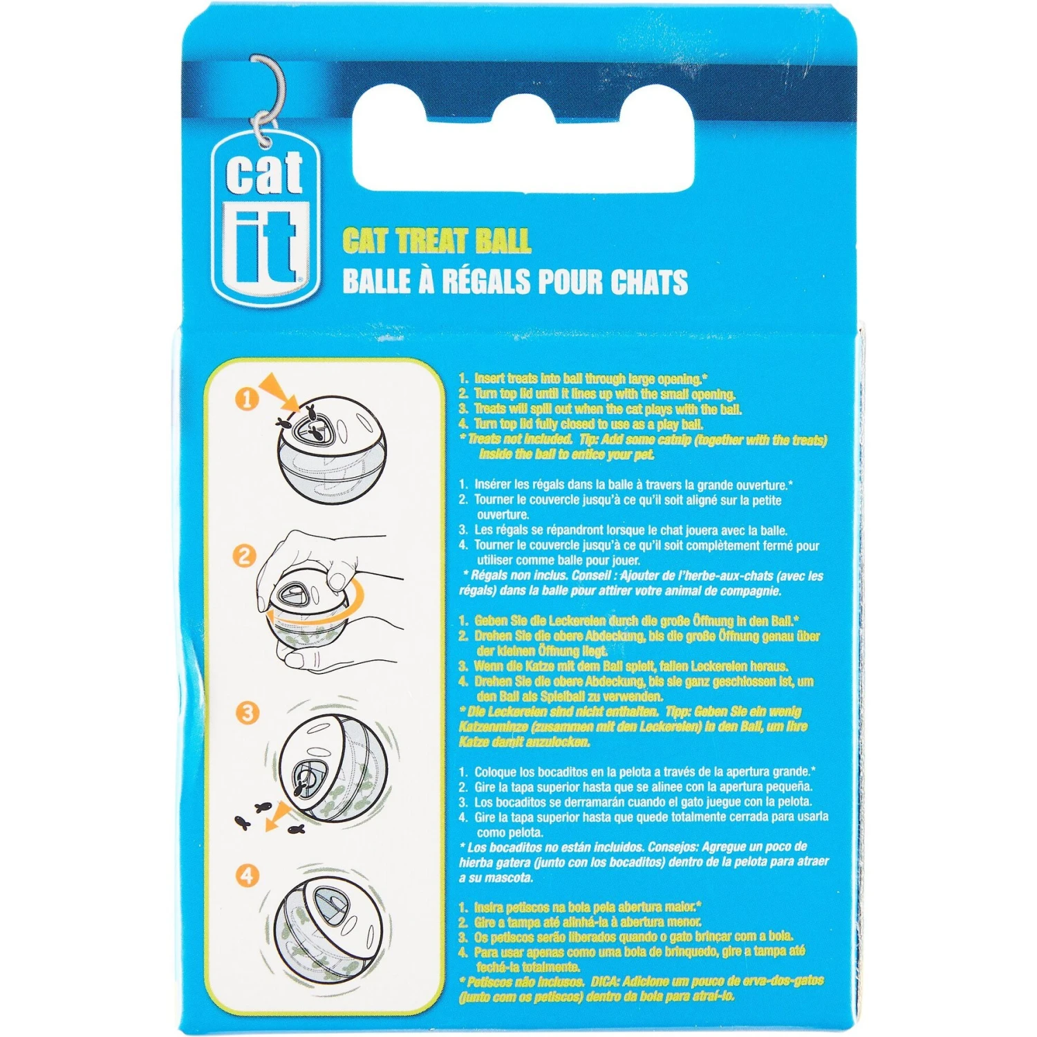 Catit Treat Ball Cat Toy 3 Catit Treat Ball Cat Toy - Image 3