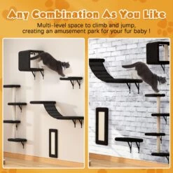 Coziwow Wall Mounted Shelves Set Cat Tree -Mewhaus Shop 665862 PT5. AC SS1800 V1690397956