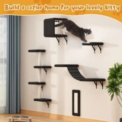 Coziwow Wall Mounted Shelves Set Cat Tree -Mewhaus Shop 665862 PT6. AC SS1800 V1668457837