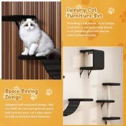 Coziwow Wall Mounted Shelves Set Cat Tree -Mewhaus Shop 665862 PT7. AC SS1800 V1668456890