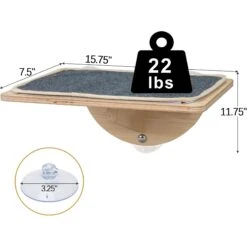 Coziwow Cat Window Perch With Suction Cups, Natural Wood 14 Coziwow Cat Window Perch With Suction Cups, Natural Wood -Mewhaus Shop 668486 PT5. AC SS1800 V1666733065