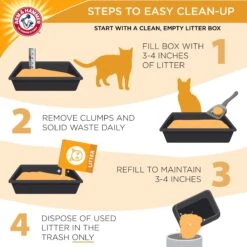Arm & Hammer Litter Ultra Last Long Lasting Odor Control Clumping Clay Cat Litter 14 Arm & Hammer Litter Ultra Last Long Lasting Odor Control Clumping Clay Cat Litter -Mewhaus Shop 67044 PT5. AC SS1800 V1663797445