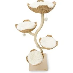 Mau Lifestyle Ivy Cat Tree, White, Large -Mewhaus Shop 674790 PT3. AC SS1800 V1665780747