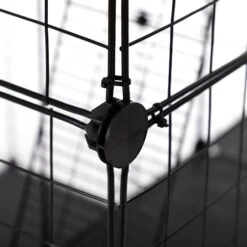 Coziwow DIY 4-Door Large Cat Cage Playpen, Black, 72-in -Mewhaus Shop 677126 PT7. AC SS1800 V1680112001