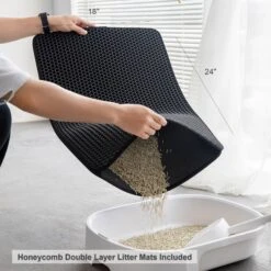 Hanamya Cat Litter Box With Scoop & Scratcher -Mewhaus Shop 677142 PT2. AC SS1800 V1680728858