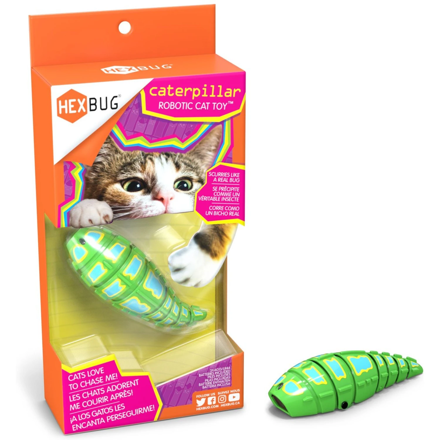 Hexbug Caterpillar Cat Toy 1 Hexbug Caterpillar Cat Toy