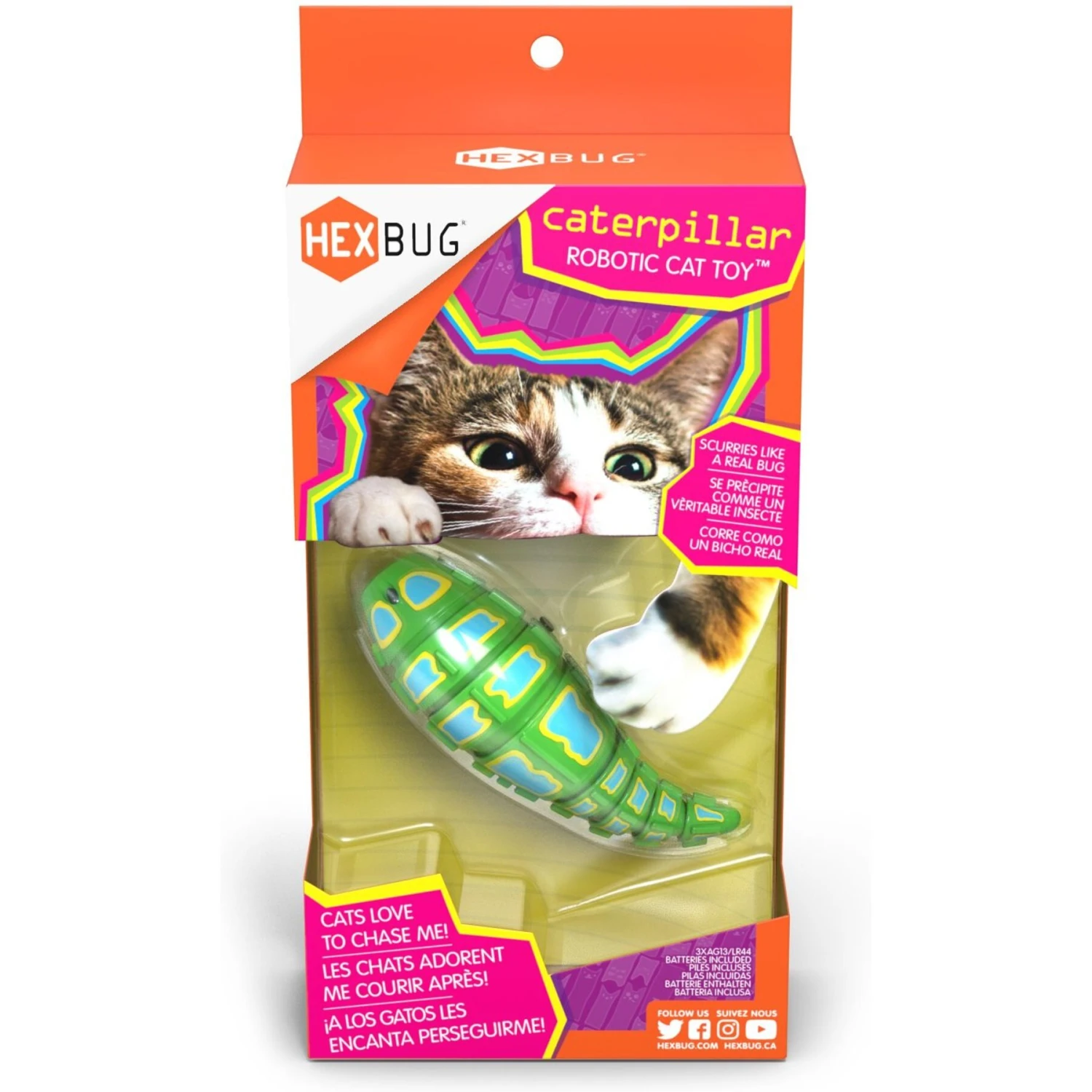 Hexbug Caterpillar Cat Toy 2 Hexbug Caterpillar Cat Toy - Image 2