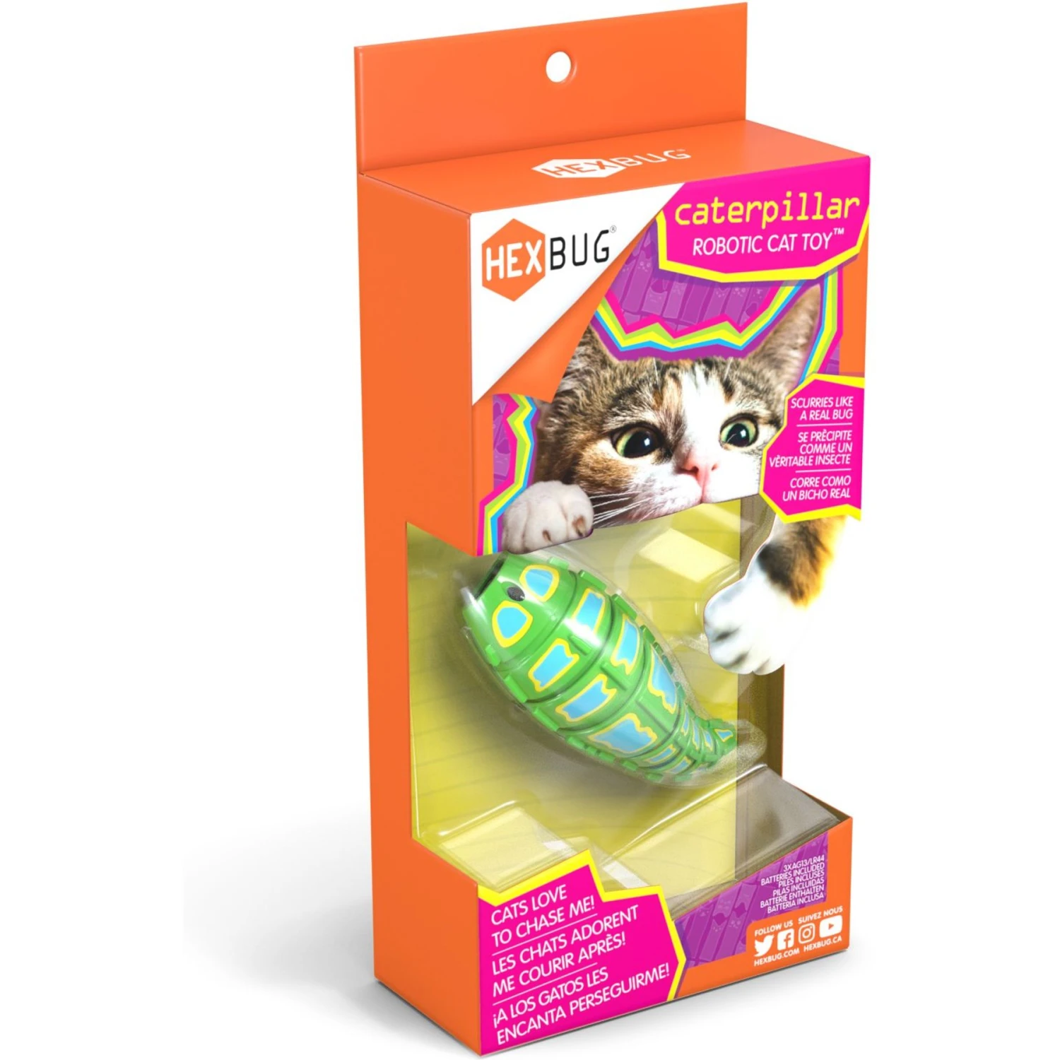 Hexbug Caterpillar Cat Toy 3 Hexbug Caterpillar Cat Toy - Image 3