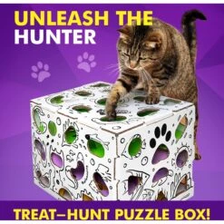 Cat Amazing Mega-Interactive Treat Maze & Puzzle Cat Toy, White -Mewhaus Shop 685438 PT2. AC SS1800 V1669738560