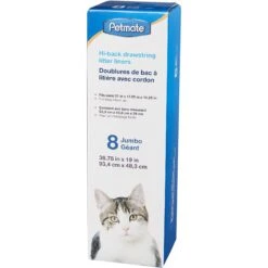Petmate Drawstring Hi-Back Litter Pan Liners