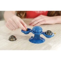 Pets Know Best Purrfect Spinner Cat Toy, Blue -Mewhaus Shop 691606 PT6. AC SS1800 V1667520121