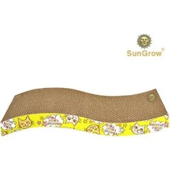 SunGrow Cardboard Cat & Rabbit Scratcher Bed, Scratch Pad For Indoor Pets -Mewhaus Shop 693142 PT2. AC SS1800 V1694706683