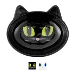 PetRageous Designs Frisky Kitty Oval Cat Dish