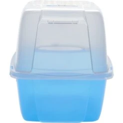 Van Ness Translucent Enclosed Cat Litter Pan -Mewhaus Shop 70455 PT2. AC SS1800 V1536765007