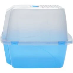 Van Ness Translucent Enclosed Cat Litter Pan -Mewhaus Shop 70455 PT3. AC SS1800 V1536764877