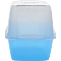 Van Ness Translucent Enclosed Cat Litter Pan -Mewhaus Shop 70455 PT4. AC SS1800 V1536765011