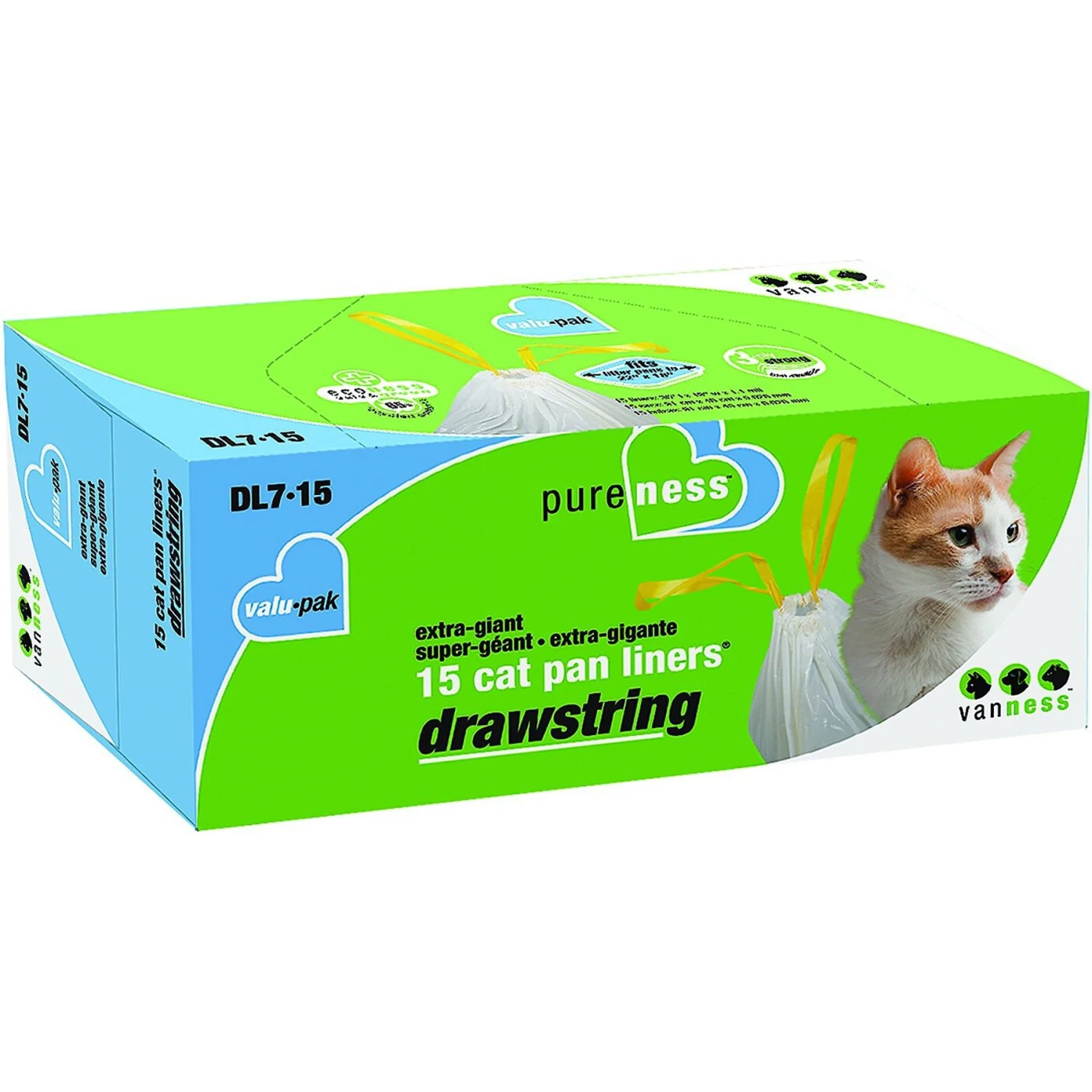 Van Ness Drawstring Cat Pan Liners 1 Van Ness Drawstring Cat Pan Liners