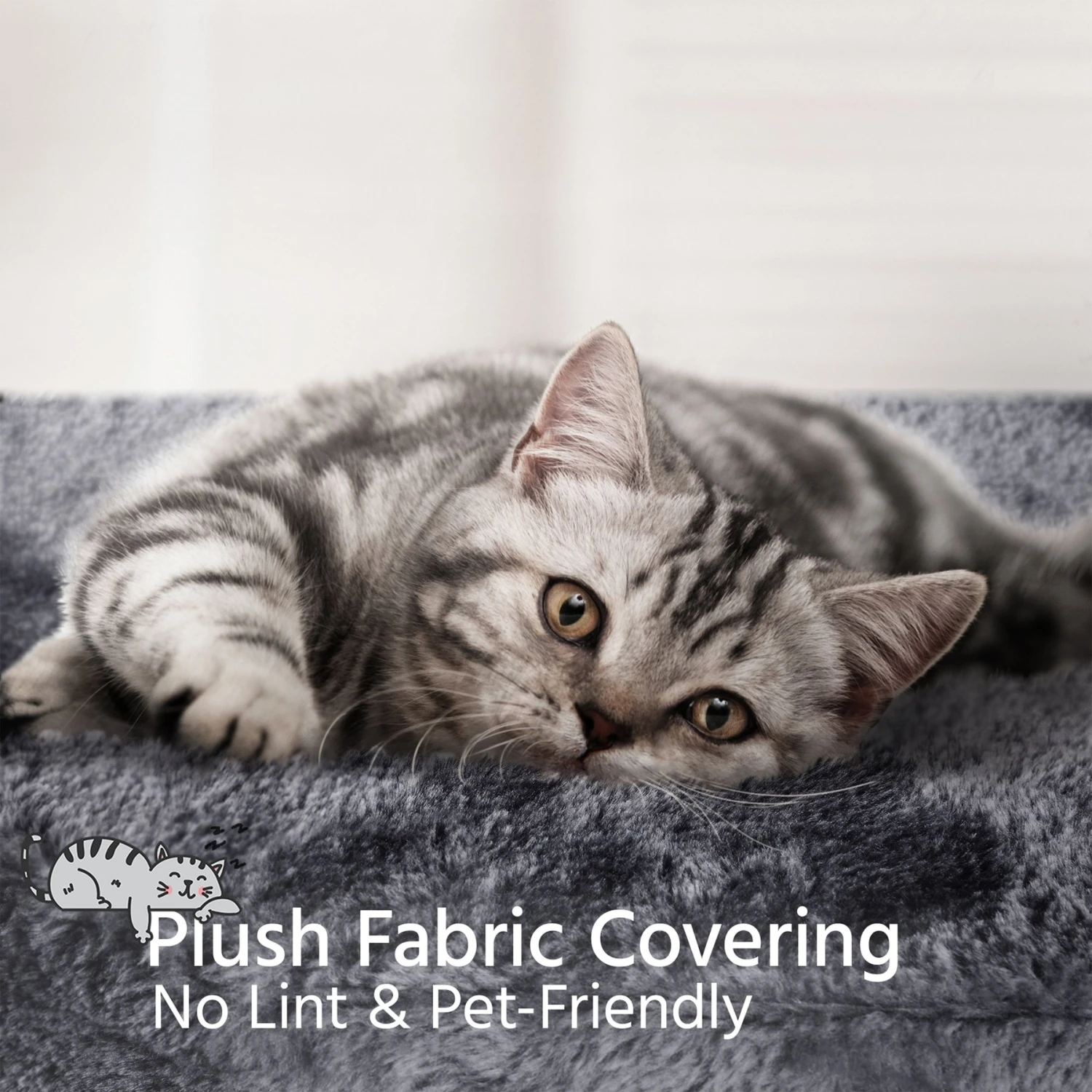 Yaheetech 76.5-in Tree With 3 Condos Cat Tree 7 Yaheetech 76.5-in Tree With 3 Condos Cat Tree - Image 7