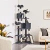 Yaheetech 82.5-in Multi-Level Tree Condo With 2 Foam Edge Perches Cat Tree