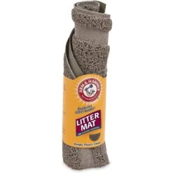 Arm & Hammer Half Circle Cat Litter Mat, Pearl Tan -Mewhaus Shop 70701 PT2. AC SS1800 V1475099956