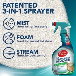 Simple Solution Cat Stain & Odor Remover -Mewhaus Shop 71109 PT3. AC SS1800 V1588188065
