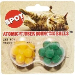 Ethical Pet Atomic Rubber Bouncing Ball Cat Toy -Mewhaus Shop 71456 PT2. AC SS1800 V1525718941