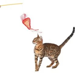 Fetch For Pets Friends Joey Loves Food Wand Cat Toy With Catnip -Mewhaus Shop 729214 PT3. AC SS1800 V1682628557