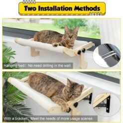 Coziwow Indoor Hammock For Window Cat Perch, White -Mewhaus Shop 731022 PT2. AC SS1800 V1670279325
